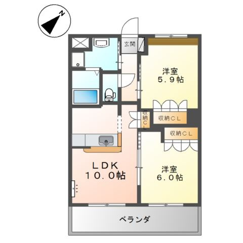 【間取り】 | モンシェリーミューズ