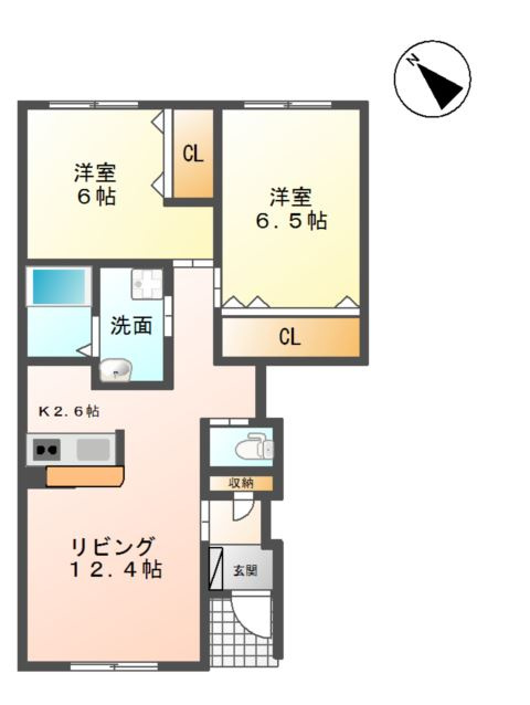 Ｇ．Ｌ．Ｋａｈｉｔｏの間取り