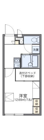 レオパレスフローラの間取り
