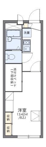 レオパレスＺ　ｐｏｉｎｔの間取り
