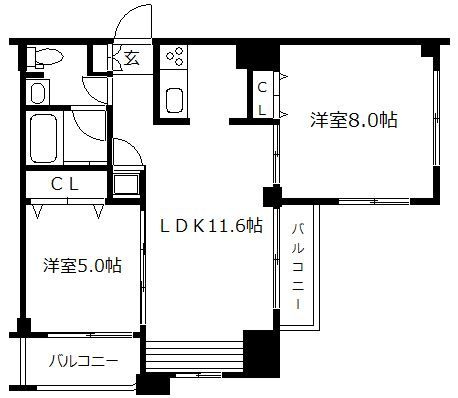 【間取り】 | クレアランドマーク
