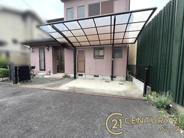 奈良市法蓮町　中古一戸建の駐車場|■現地撮影写真■
