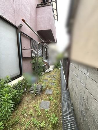 奈良市法蓮町　中古一戸建の庭|■現地撮影写真■