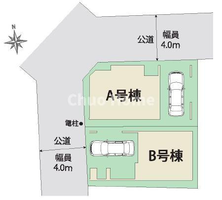 江東区東砂3丁目新築分譲住宅の区画図|区画図