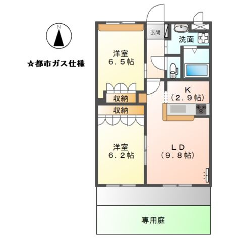 シエル　クレールの間取り