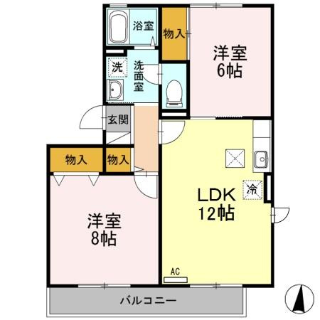 ガーデン岳樹の間取り