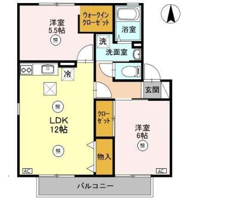 ピュアコートの間取り