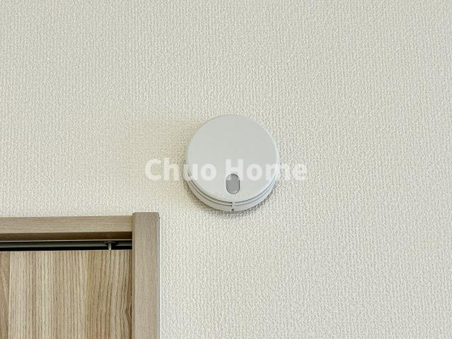 足立区青井6丁目新築分譲住宅の防犯設備|火災報知器