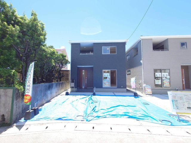 ■■沖縄市古謝津嘉山町-①号棟（全2棟）の外観パース