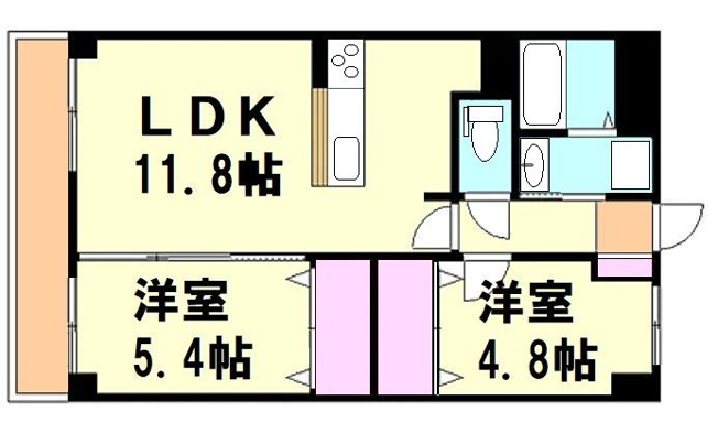 【間取り】 | クリスタルヴィラⅡ　★プライスホームなら仲介手数料が割引価格です★