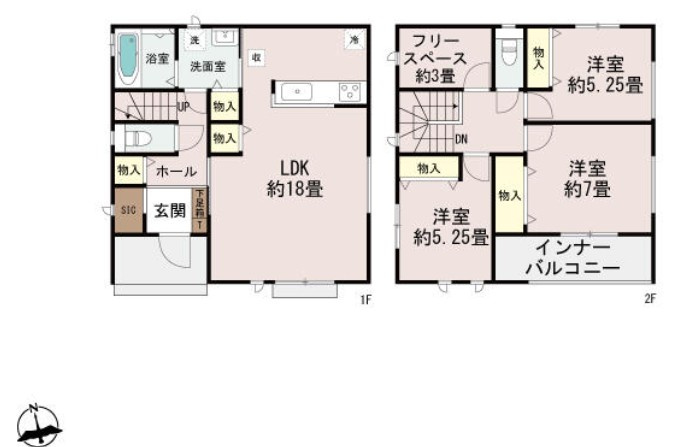 玉村町大字下新田（全2棟）B号棟