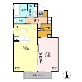 【間取り】 | スパローハウス七番舘　Ａ