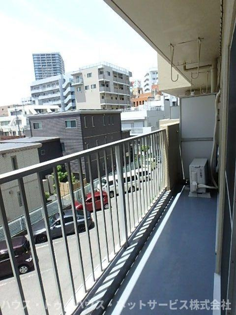 山口マンションのバルコニー