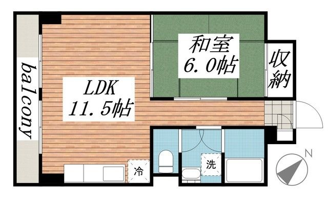 山口マンションの間取り