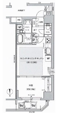 プレサンスロジェ堺筋本町の間取り