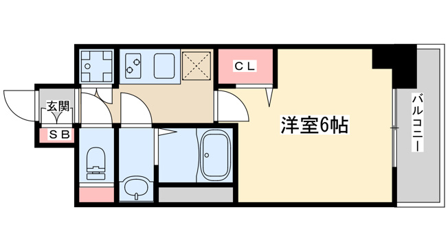 【間取り】 | ファーストフィオーレ十三エリオ