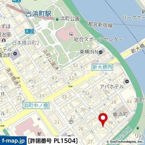 ダイナフォート日本橋の地図| 
