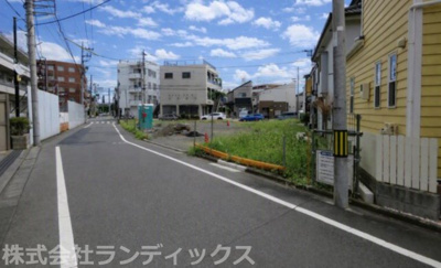 【前面道路含む現地写真】 | 昭島市松原町２丁目売地　６号地