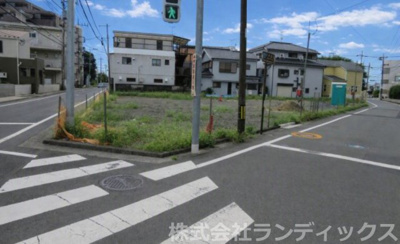 【前面道路含む現地写真】 | 昭島市松原町２丁目売地　６号地