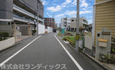 【前面道路含む現地写真】 | 昭島市松原町２丁目売地　６号地