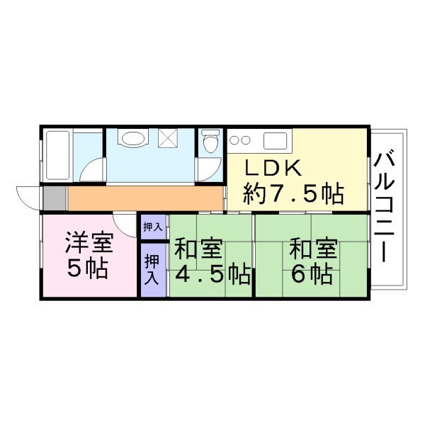 メゾン東加古川の間取り