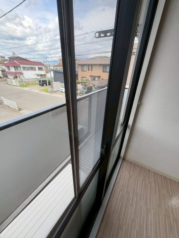リバティー三津屋のバルコニー