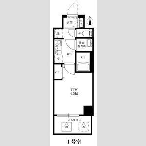 アルティザ江坂の間取り