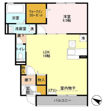 【間取り】 | ステラＢ（D-ROOM）