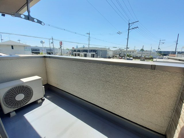 サンリット福崎Ⅱのバルコニー