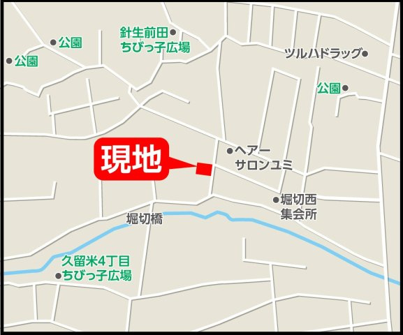 郡山市大槻町字針生金畑　　　  ２号棟　　　柴宮小学校、郡山第１中学区　の地図