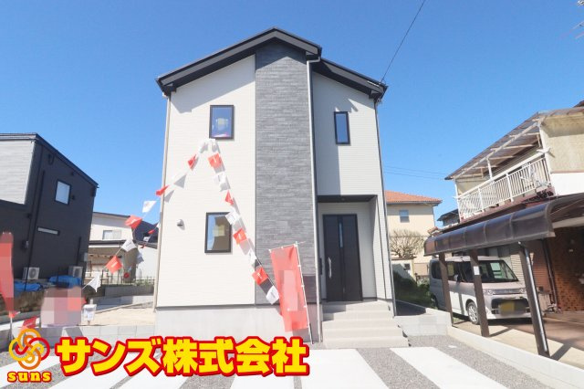 郡山市大槻町字針生金畑　　　  ２号棟　　　柴宮小学校、郡山第１中学区　の外観|東側から見た外観♪