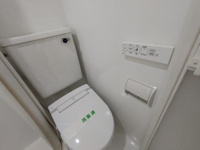 コンパクトで使いやすいトイレです