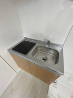 コンパクトなキッチンで掃除もラクラク