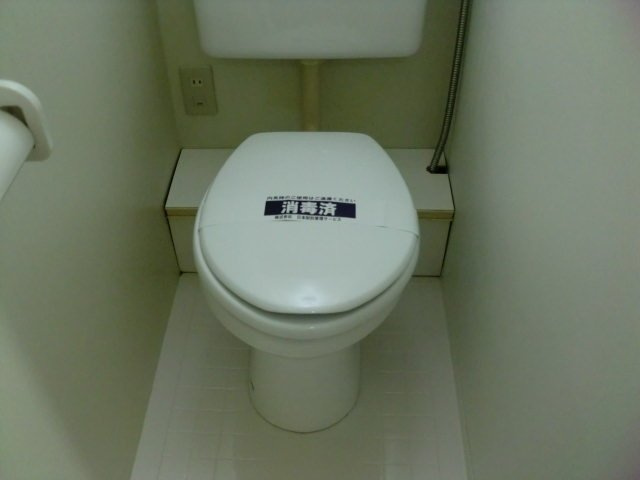 落ち着いた色調のトイレです