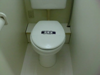 落ち着いた色調のトイレです