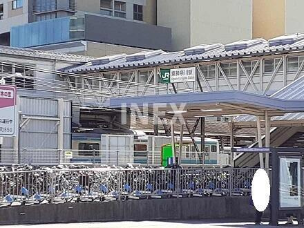 横浜市神奈川区神奈川２丁目の賃貸マンションの周辺|東神奈川駅まで750m