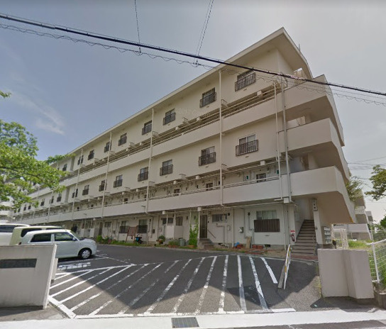 松が丘住宅17号棟の外観|松ヶ丘住宅