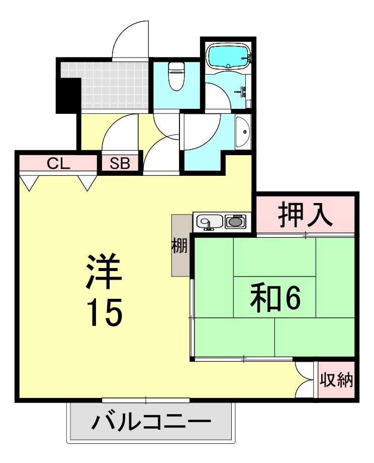 ルーア芦屋の間取り