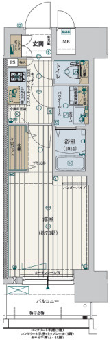 ファーストフィオーレ新町ファジスタの間取り
