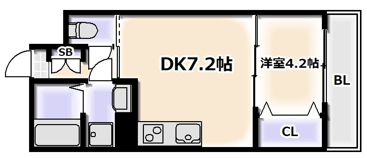 リアライズ長居公園通の間取り