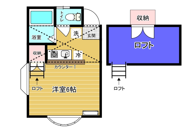エスぺランサⅡの間取り