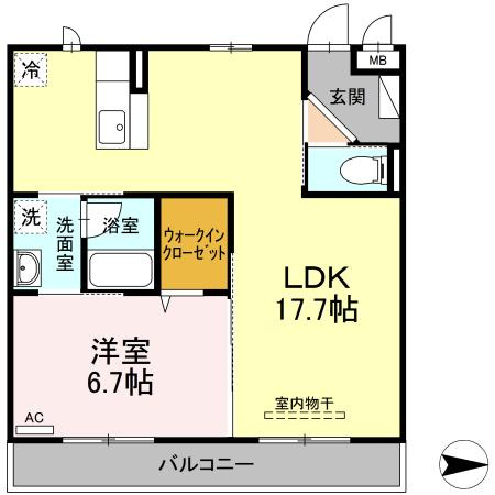 ホワイトローズの間取り
