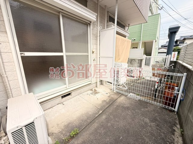 レジデンス津福本町Ⅱのバルコニー|落ち着いた時間を過ごせるバルコニーです