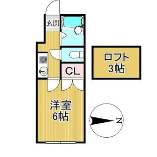 レジデンス津福本町Ⅱの間取り
