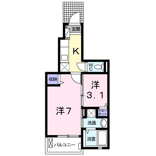 八王子市下柚木２丁目のアパート