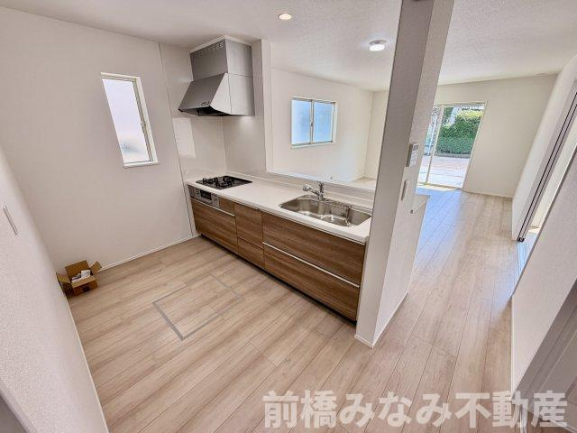 【新築】玉村町下新田　A号棟(全２棟)　ハートフルタウン　新築建売分譲のキッチン|キッチンでお料理をお楽しみください