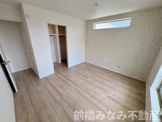 【新築】玉村町下新田　A号棟(全２棟)　ハートフルタウン　新築建売分譲の洋室|きれいな洋室です