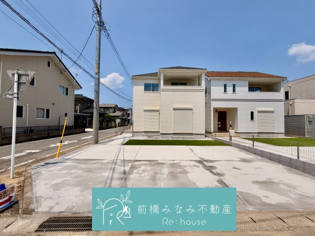 【新築】玉村町下新田　A号棟(全２棟)　ハートフルタウン　新築建売分譲の外観|外観も気になるポイント