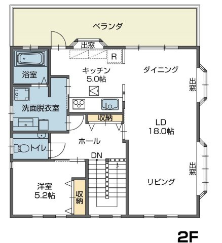 【間取り】 | 南区若久２丁目　戸建て