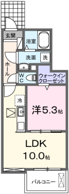 ベルソレイユの間取り